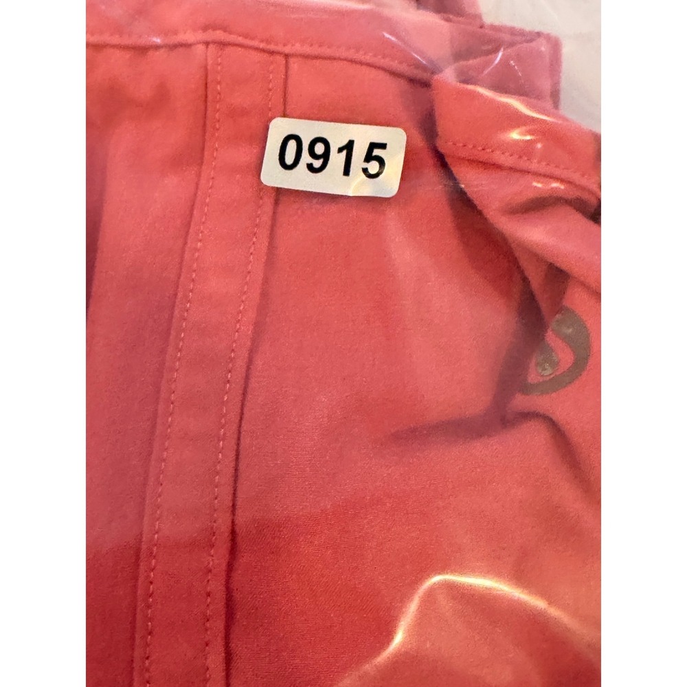 Lululemon Hotty Hot Running Shorts Womens 8 Coral Pink Lined Zip Pocket - Picture 11 of 11